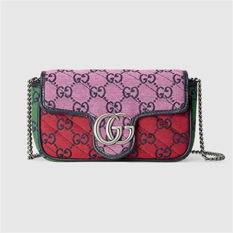 gucci multicolor bag mini|gucci small tote bags.